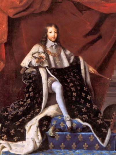 Louis XIV of France in Coronation Robes
