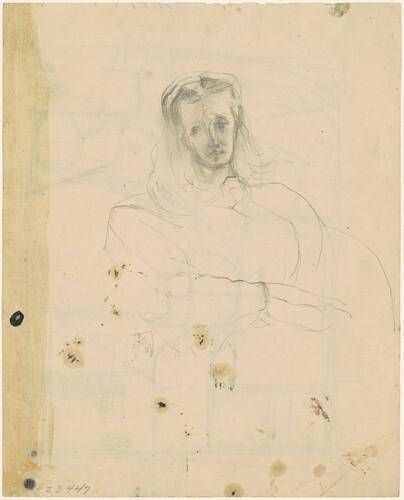 Seated Woman (Portrait of Elizabeth?) (recto)