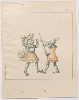 Freydal, The Book of Jousts and Tournament of Emperor Maximilian I: Combats on Foot (Jousts)(Volume III): Plate 167