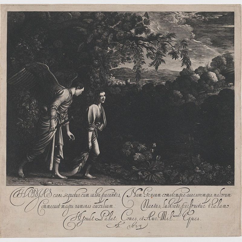 Tobias and the Angel (large plate)