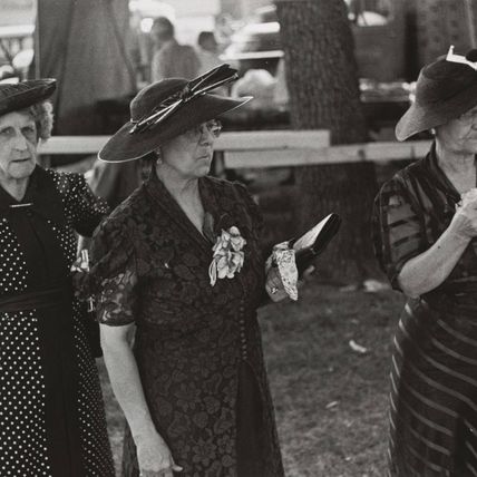 Women at Fourth of July Carnival and Fish Fry, Ashville, Ohio