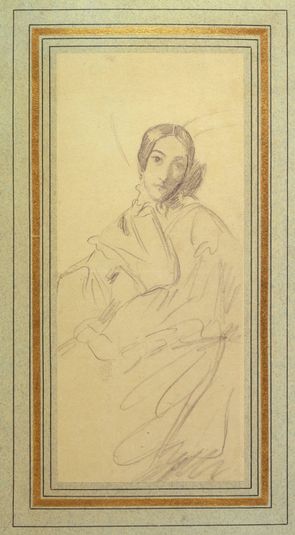 Portrait de Clémence Monnerot depuis Comtesse de Gobineau. (vers 1843)
