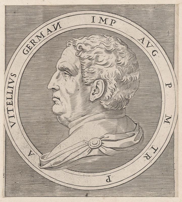 Speculum Romanae Magnificentiae: Vitellius, from The Twelve Caesars