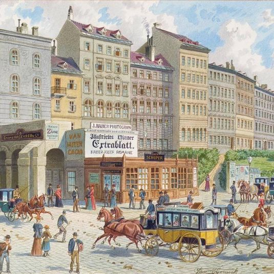 Das Schottentor und die Mölkerbastei in Wien