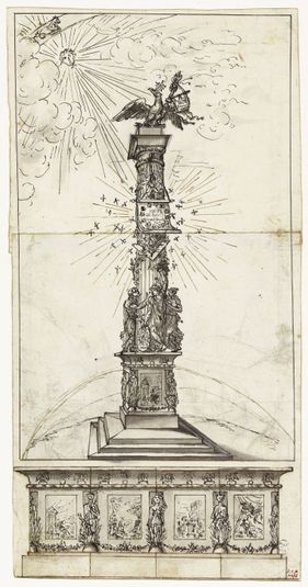 Projet de décoration (colonne) à la gloire de Napoléon