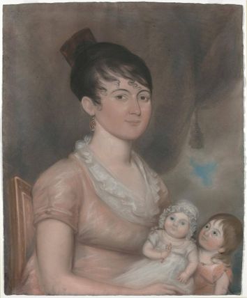 Anna Margaret Blake and Her Two Children