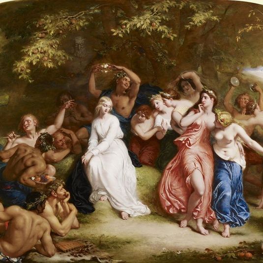 Una among the Fauns and Wood Nymphs