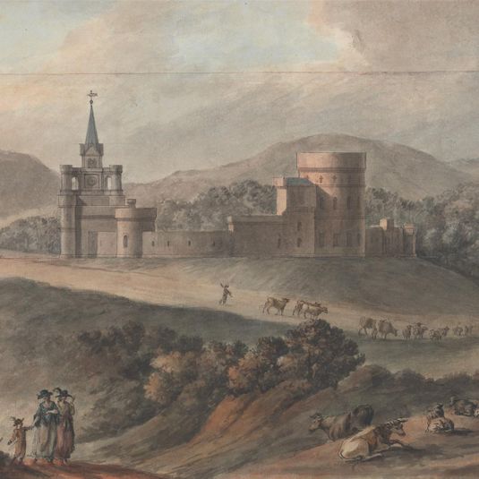 Study for a Stable Court of Kirkdale, Wigtownshire, Scotland