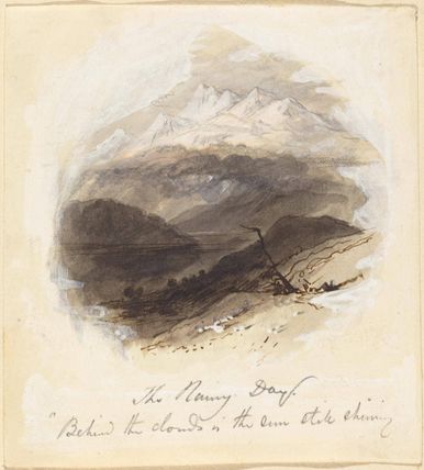 Illustration for Longfellow's "The Rainy Day"