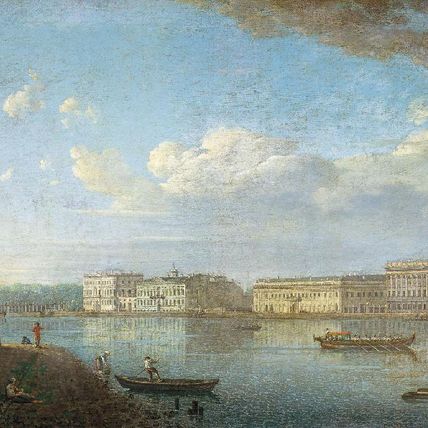 View of the Palace Embankment from St. Peter's and St. Paul's Fortress