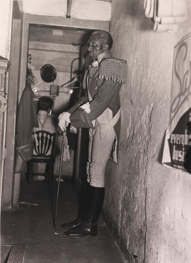 Backstage, WPA Theater Project, Haiti: The Story of Pierre-Dominique Toussaint l'Ouverture, Lafayette Theater, Harlem, from the Photo League Feature Group project Harlem Document