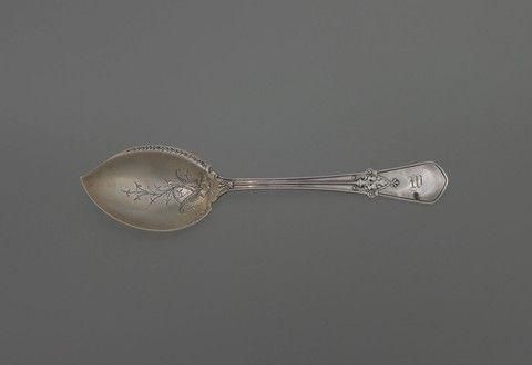 Jelly spoon, "Swiss" pattern