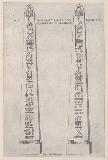 Speculum Romanae Magnificentiae: Egyptian Obelisk