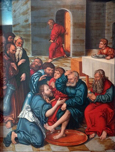 Passion Cycle - Christ washing the feet of the apostles