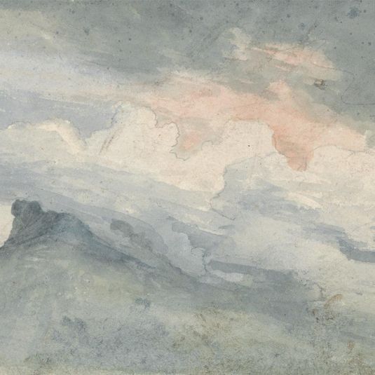 Study of a Hill Top and Sky
