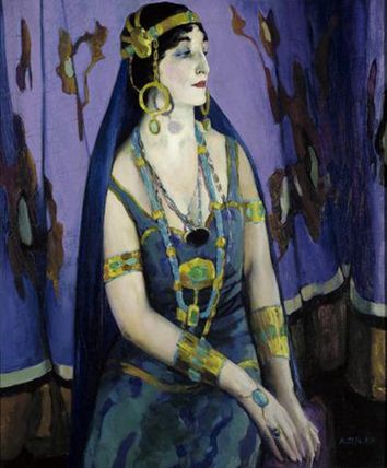 The Actress as Cleopatra (Mercedes de Cordoba, artist's wife)
