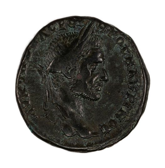 Coin of Macrinus, Emperor of Rome from Nicopolis ad Istrum