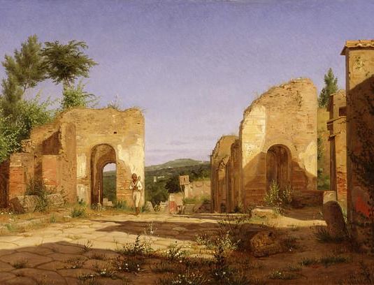Gateway in the Via Sepulcralis in Pompeii