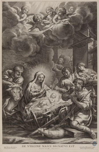 L'Adoration des bergers d'après Pierre de Cortone (Dutuit p. 26, Le Blanc 26)
