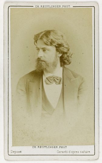 Portrait de Jean Sully Mounet (1841-1916), dit Mounet-Sully, auteur dramatique et acteur.