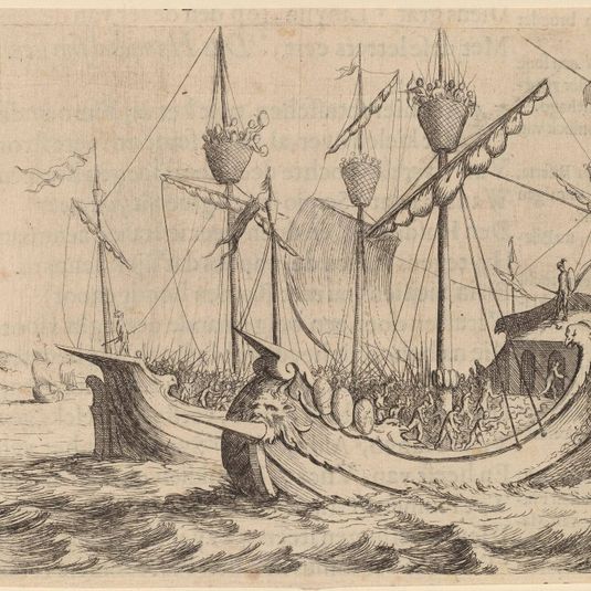 Hannibal's Navy Battling the Rhodians