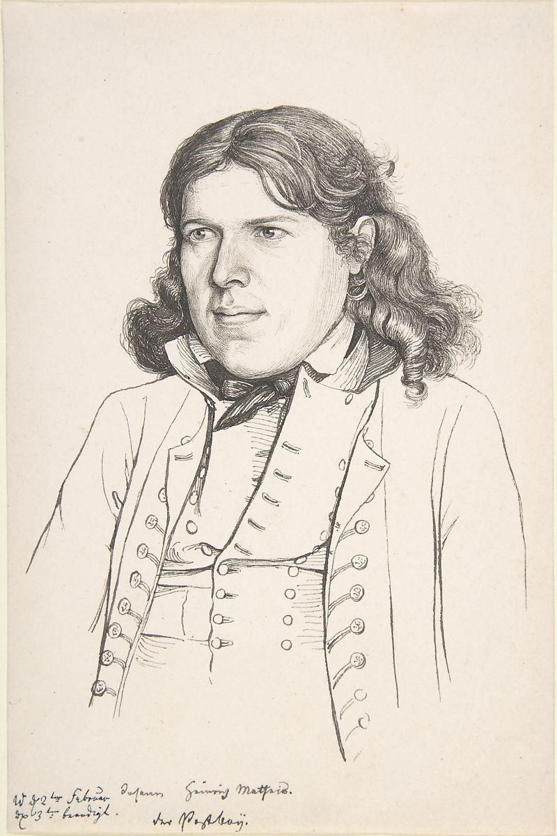Portrait of the Postillion Johann Heinrich Matheis