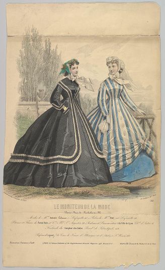Modes de Mme. Antonie Lalanne, No. 791, from Le Moniteur de la Mode