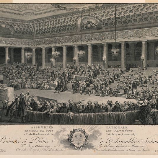 The National Assembly at Versailles in 1789