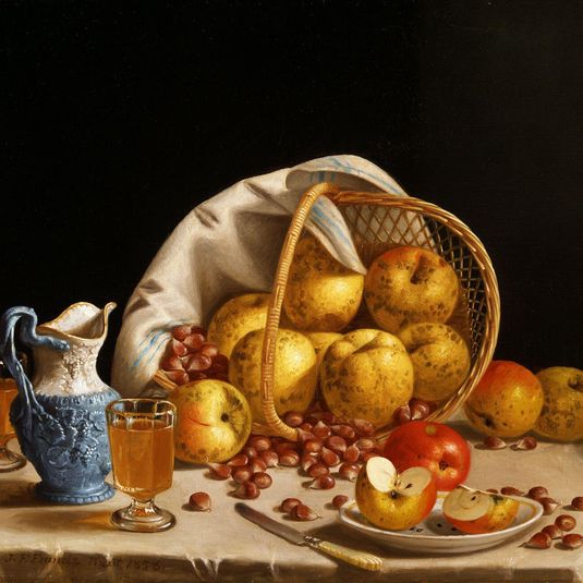 Still Life with Yellow Apples