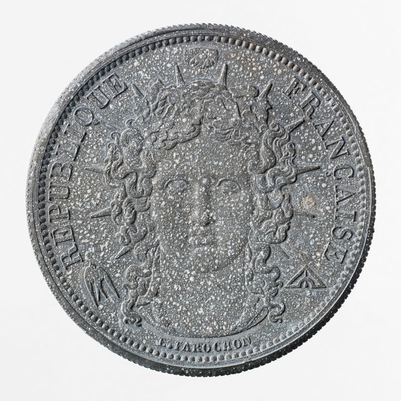 Piefort pour essai de la pièce de 5 francs, 1848