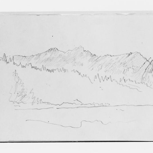 Landscape with Mountains (from Sketchbook X)