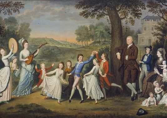 Sir John Halkett of Pitfirrane, 4th Bart (1720 - 1793), Mary Hamilton, Lady Halkett and their Family