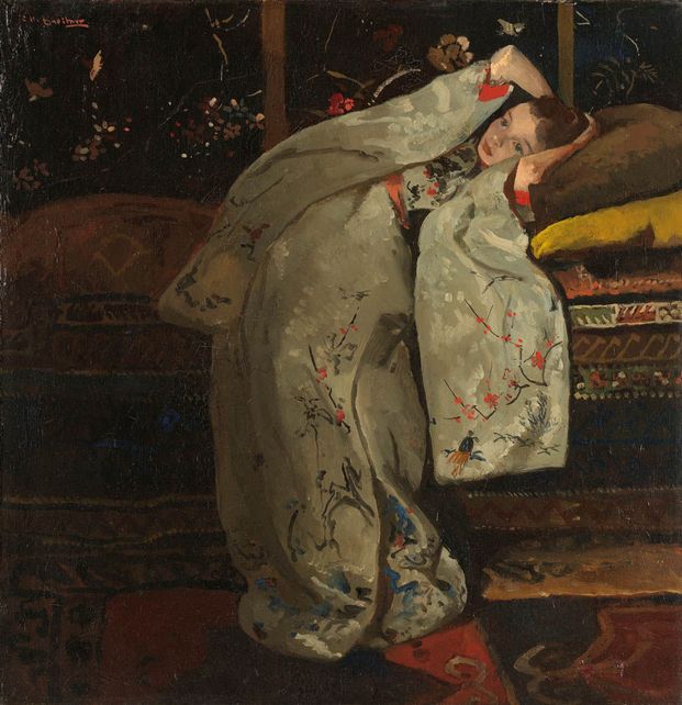 George Hendrik Breitner - Girl in a White Kimono Smartify Editions