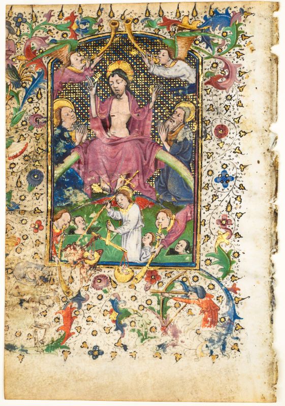 Leaf from a Book of Hours: The Last Judgment