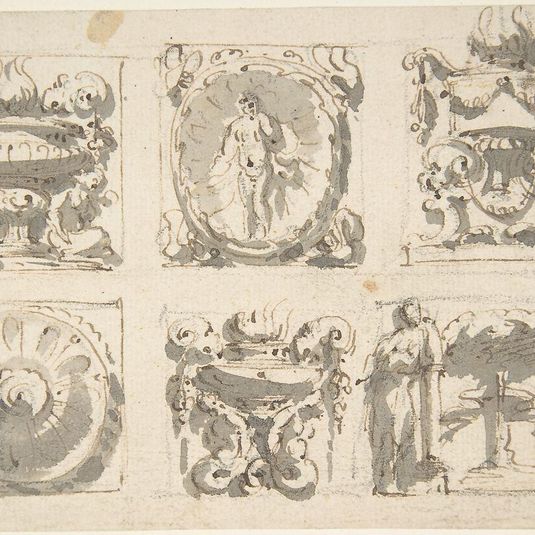 Six Designs for the Decoration of Rectangular and Horizontal reliefs