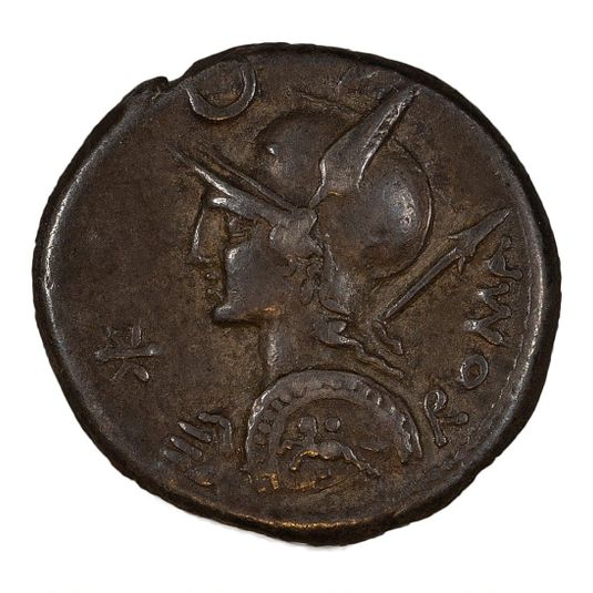 Denarius of P. NERVA (P. Licinius Nerva)