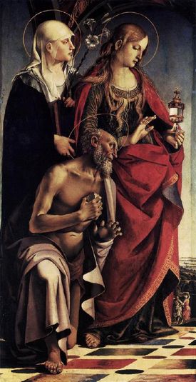 Heilige Eustachia, Maria Magdalene und Hieronymus