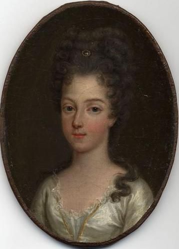 Portrait de Marie-Adélaïde de Savoie femme de Louis duc de Bourgogne