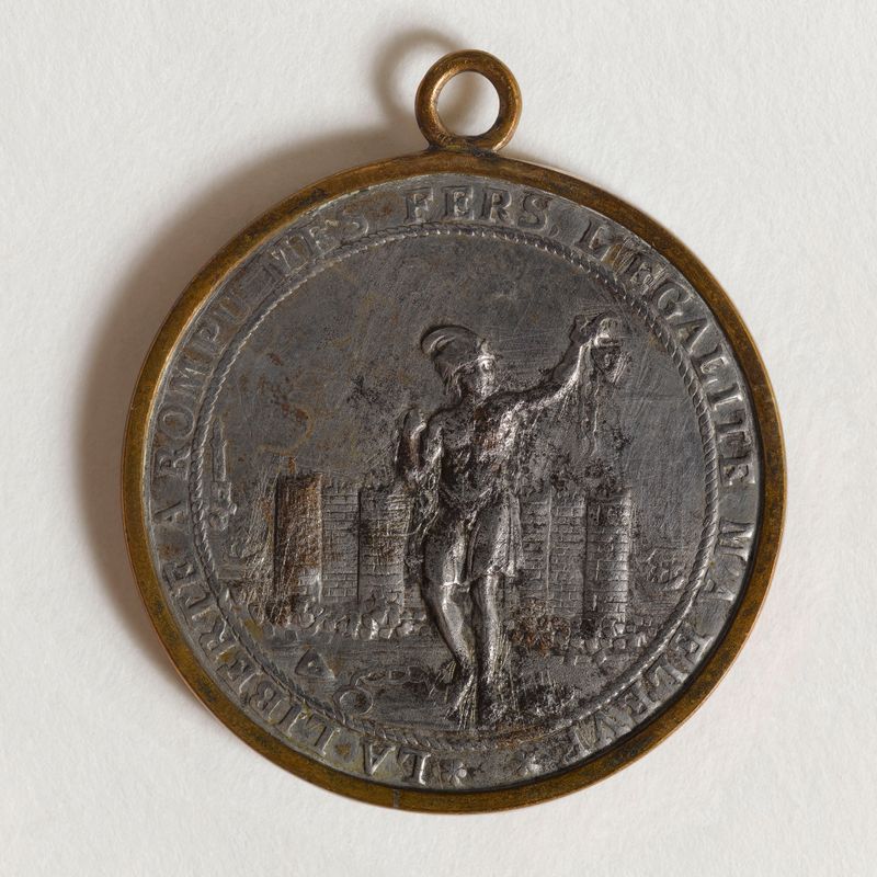 Médaille des soldats du régiment de Châteauvieux, 9 avril 1792
