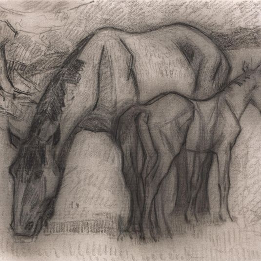 Study for Mare and Foal, Lytchetts, Clayhidon