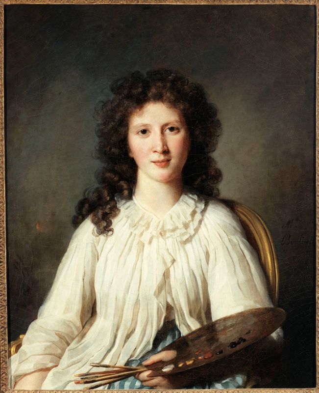 Portrait d'Adélaïde Binart, épouse Lenoir (1769-1832), peintre