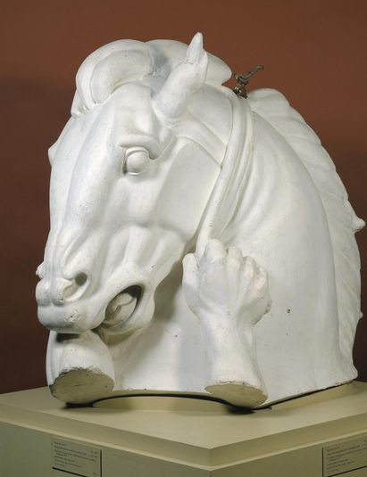 Half-scale Working Model of the Horse's Head for "Man Controlling Trade"