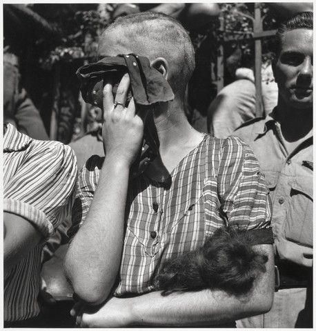 Woman Punished for Associating with The Germans, St. Tropez, France, 1944