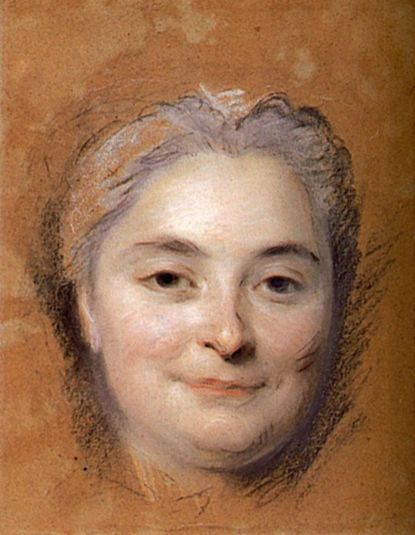 Preparation tothe portrait of Marie Catherine Dufloquet Reals, wife of Rene Masse Nicolas Gregoire