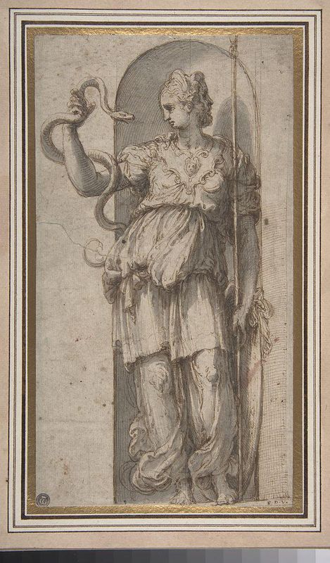Study for Allegorical Figure of Prudence