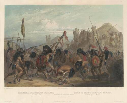 Bison-Dance of the Mandan Indians
