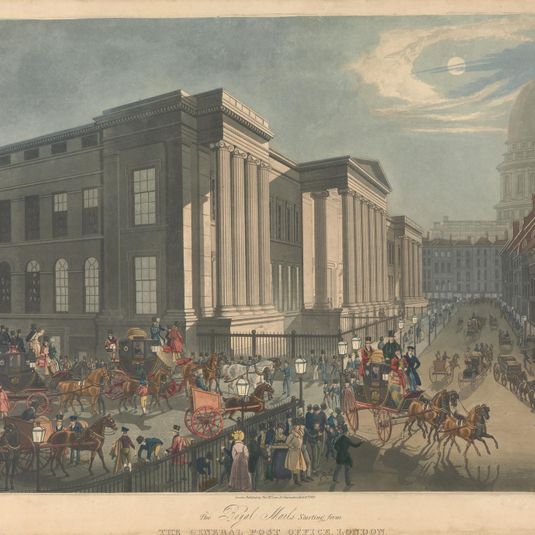 The Royal Mails starting from the General Post Office, London