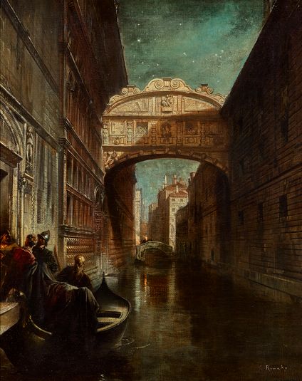 Die Seufzerbrücke in Venedig