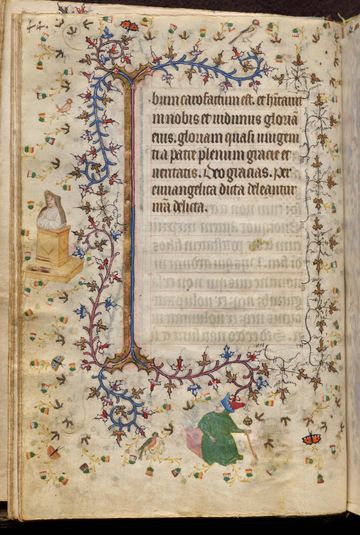 Hours of Charles the Noble, King of Navarre (1361-1425): fol. 22v, Text