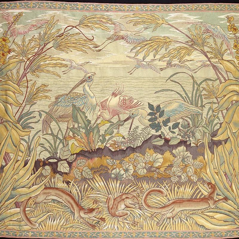 Landscape with Herons